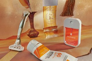 Image may contain: Bottle, Cosmetics, Sunscreen, and Advertisement