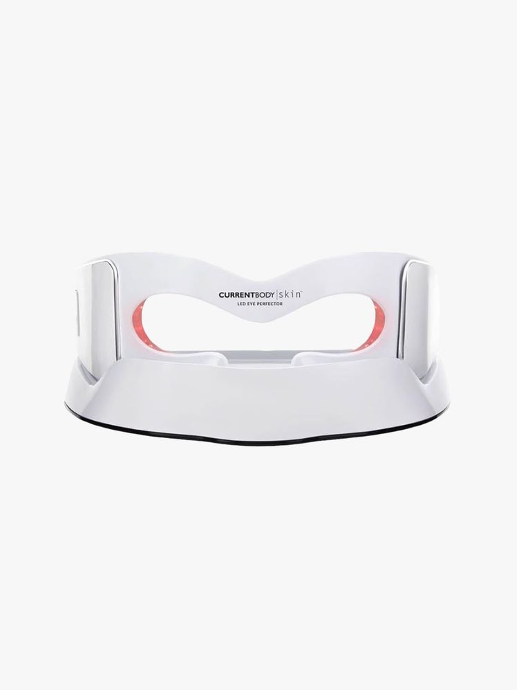 CurrentBody LED Eye Perfector white LED eye mask on light gray background