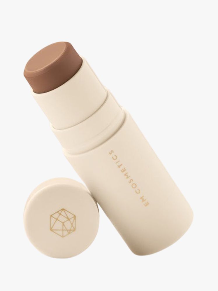 Product 2 So Soft Bronzer Bronze Sculpt off white tube with brown makeup on light grey background