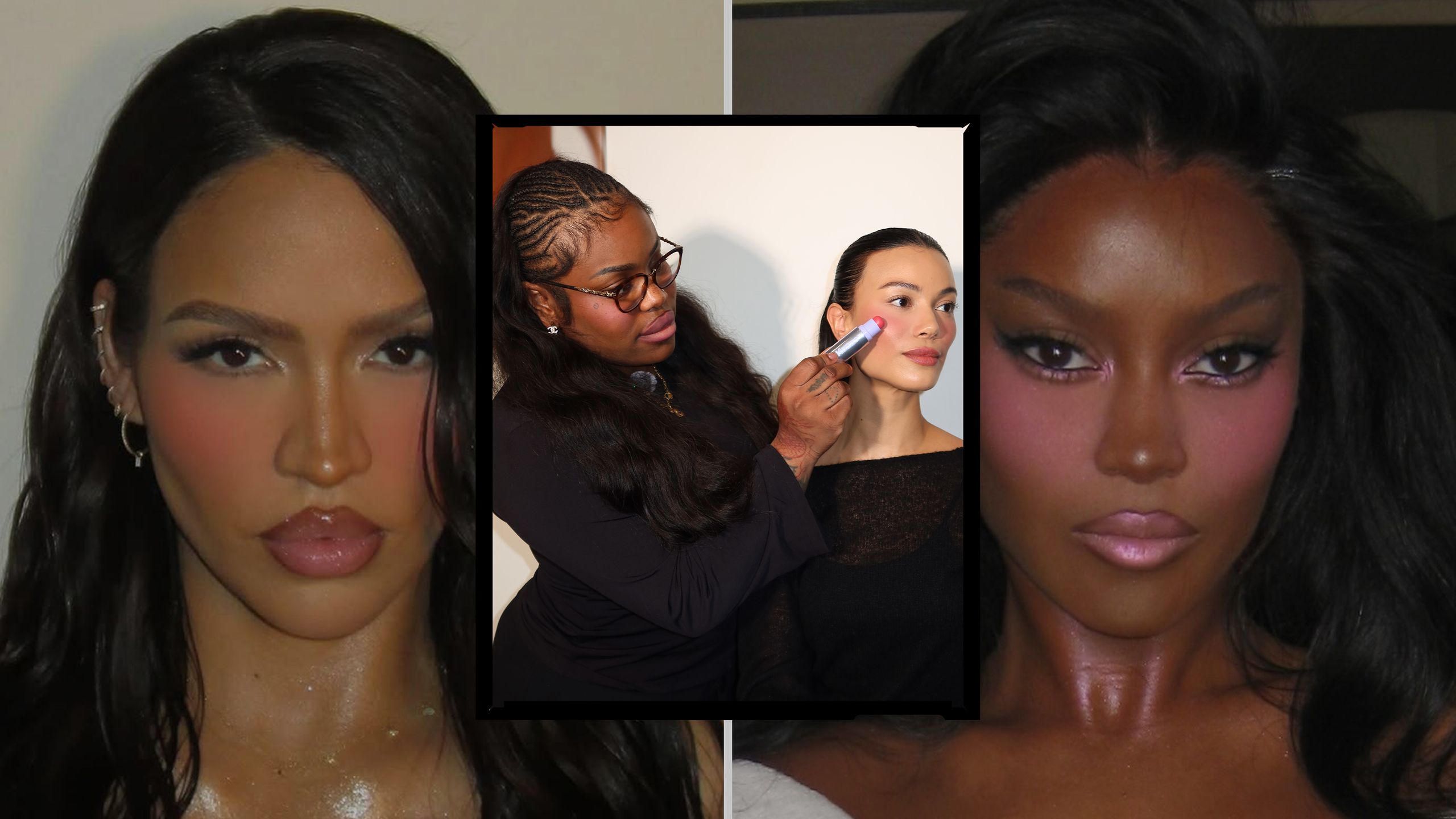 photos of painted by esther and the blush looks she's created