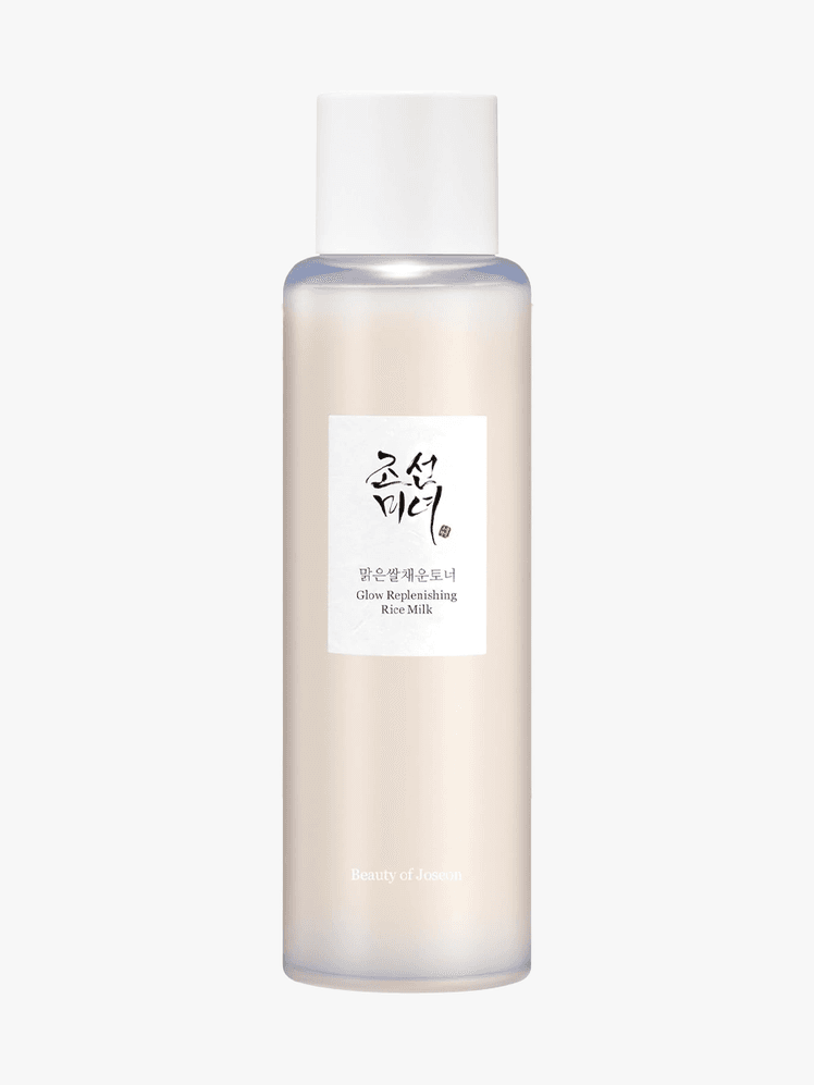 Beauty of Joseon Glow Replenishing Rice Milk in branded component on a light gray background